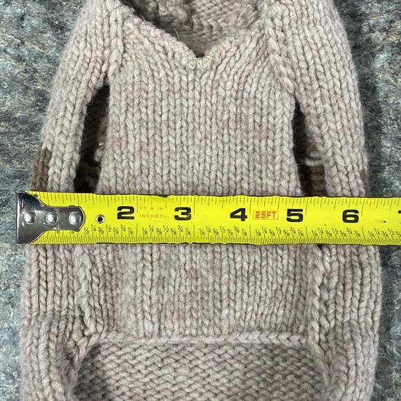 Sock Monkey Knit Dog Coat for Smaller Breed Dogs - Picture 11 of 12